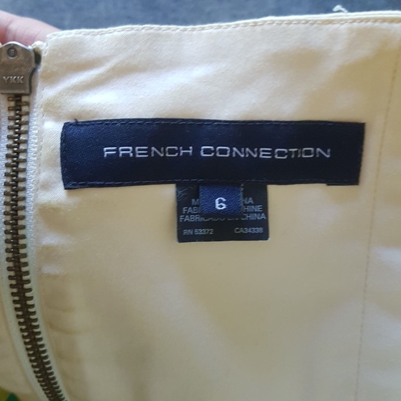 French Connection Colourblock Strapless Dress with Pockets! - Size 6 - Picture 6 of 11